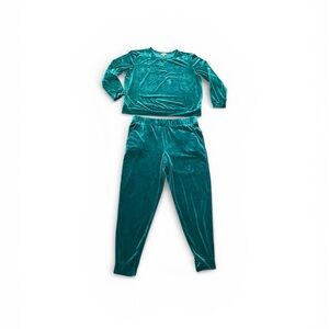 Time and Tru Turquoise women's XL jogging outfit , Pajama Set, super soft!